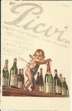 PUBBLICITARIA - Vini - Spumanti  ditta Pugni & Coppo  - ill.Mazza -- ssd81