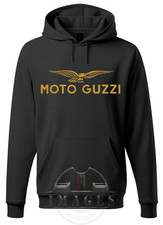 FELPA MOTO GUZZI CON CAPPUCCIO HOODIES MOTO MOTOGP ENDURO CROSS