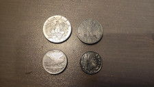 LOTTO 4 Monete  1-2 lire 1940