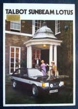 Brochure vendita auto TALBOT
