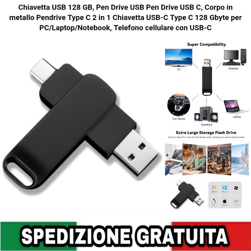 Chiavetta usb 128gb type - 128gb, c