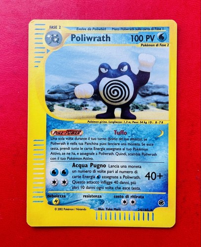 Lotto carte pokémon - carte, poliwrath