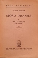 Storia israele vol 1 - d'israele.,