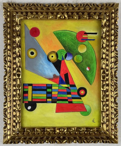 Wassily kandinsky olio - kandinsky, tela