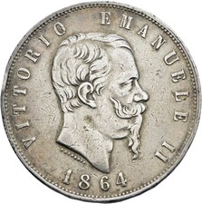 Napoli Regno d'Italia 5 lire