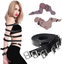 KIT SADOMASO BONDAGE BDSM LEGARE CORPO cinghie sesso estremo INTIMO sexy fetish