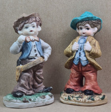 coppia statuine vintage