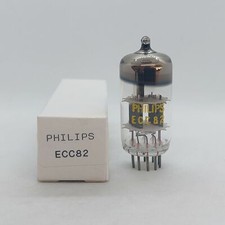 ECC82 PHILIPS TUBO VALVOLA NOS