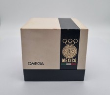Omega Rare vintage Mexico leather box for speedmaster seamaster or constellation