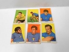 Ciclismo 6 SIDAM figurine cartonate anni '60 come da foto pistard : baffi faggin