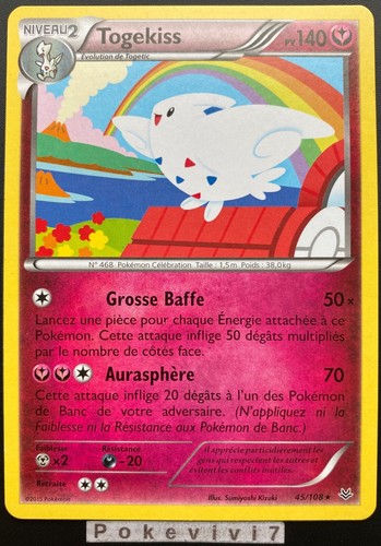 Carte pokemon togekiss 108 - pokemon,