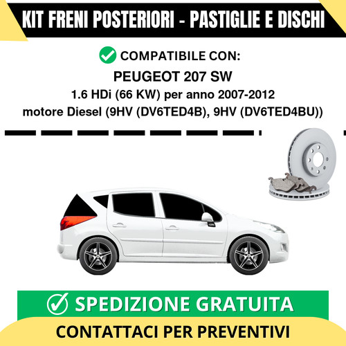 Kit freni posteriori - freni,