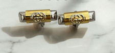 Gemelli Gucci GG colore oro x argento 2 autentici made in Italy 1116