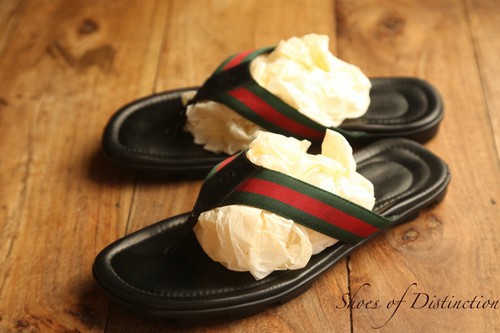 Gucci sandali neri pelle - gg,