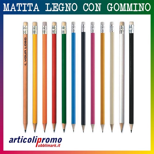 Matite legno personalizzate - legno,