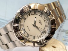 GUESS STEEL QUARTZ WHITE DIAL
