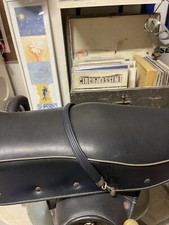 SELLA COMPLETA COLORE Blu Originale VESPA 150 GS Conservata Da Foto