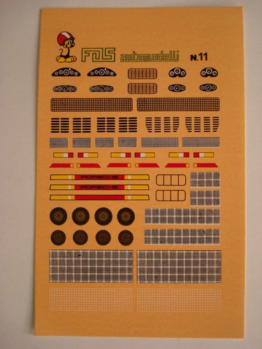 Decals kit porsche 934 - 1/43,
