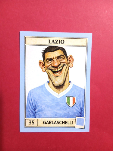 Figurina caricatura calciatori - figurina,