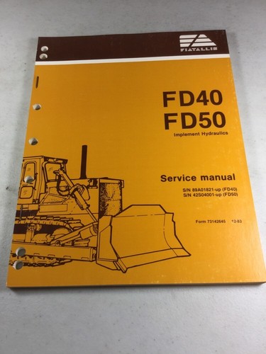 Fiat allis fd40 - allis, fd40,