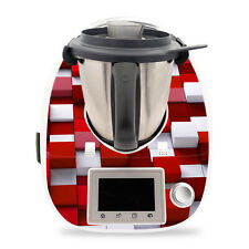 Adesivo decorativo pellicola bimby cucina TM5 set protezione - cubi rosso RX041-12