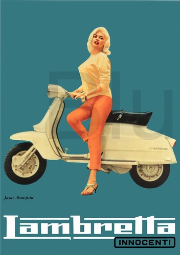 Pubblicità lambretta jayne - lambretta,