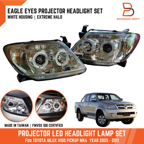 Faro proiettore led - , cromato