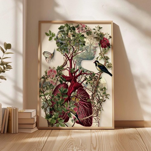 Poster antico corpo umano
