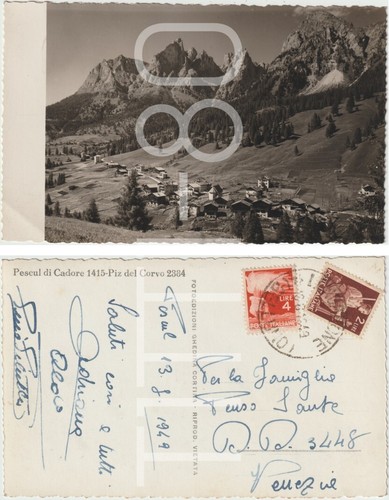 Pescul cadore 1415 piz - cadore, m.