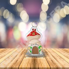 Portachiavi Festa del Papà a forma di Casa con Cognome Personalizzato