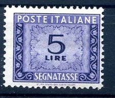 Italia 1947 segnatasse - -,