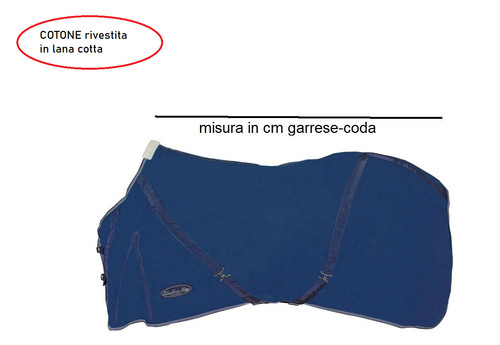 Coperta per cavallo cotone - di,