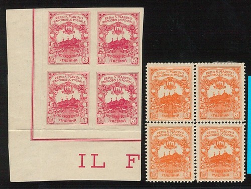 San marino 1916 - 1916, rossa