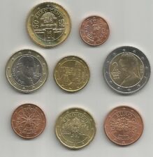 AUSTRIA TUTTI I CENT E GLI EURO UNC DAL 2002 SCEGLI QUELLI CHE TI INTERESSANO