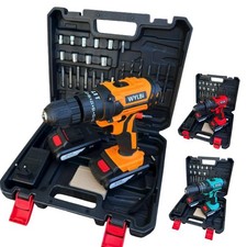 TRAPANO AVVITATORE A PERCUSSIONE WYLBi COLOR PERFORATORE 2 BATTERIE LITIO 700W