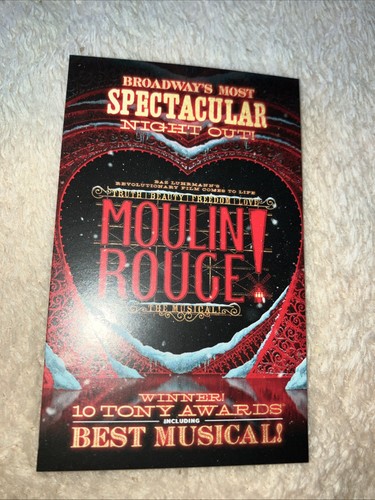 Moulin rouge mini card musical - moulin,