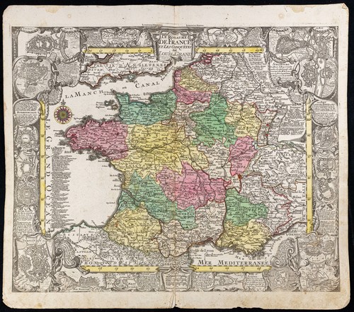 1760ca carte géographique - carte,