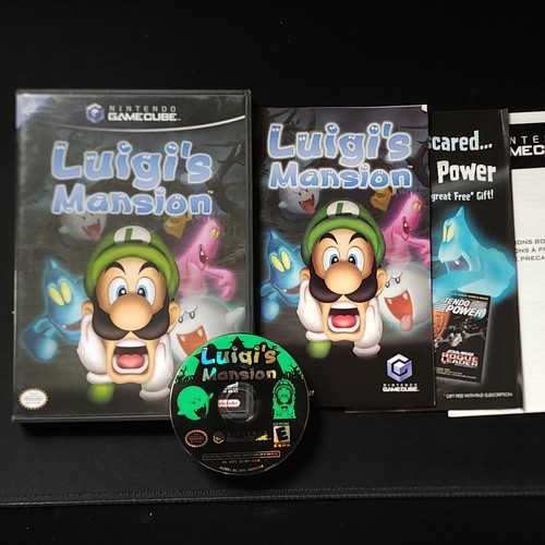 Luigi mansion gamecube cib - mansion,
