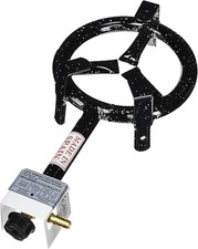 Flores Cortés Q200 - Paellero a gas vitrificado, 1 válvula, 200 mm