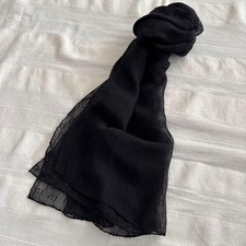 GUCCI GG Stola Logo Nero Made