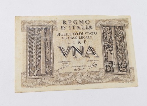 Banconote antiche 1 - -, lira