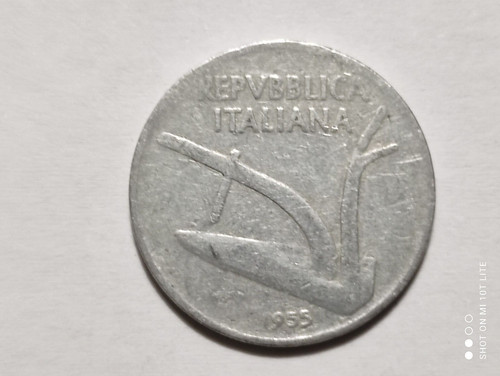 Moneta lire spiga aratro - moneta,