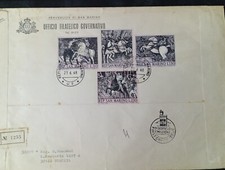 San Marino fdc viaggiata 1968 Dipinti Di Paolo Uccello 