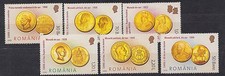 Romania 2006 FRANCOBOLLI monete d'oro MNH POST RES Carol I Ferdinando