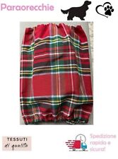 PARAORECCHIE COPRI ORECCHIE CUFFIETTE CUFFIA PER COCKER CAVALIER KING COTONE