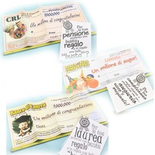 Biglietto Auguri Assegno Laurea Pensione Compleanno 10067