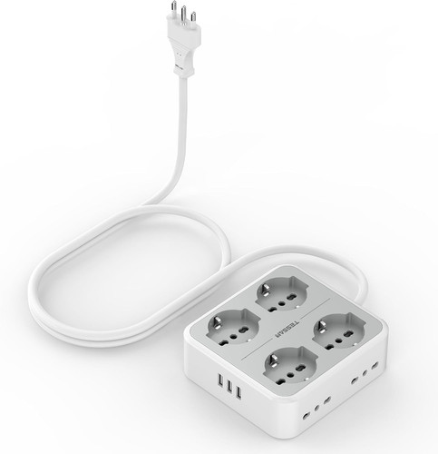 Ciabatta multipresa con usb - usb, a