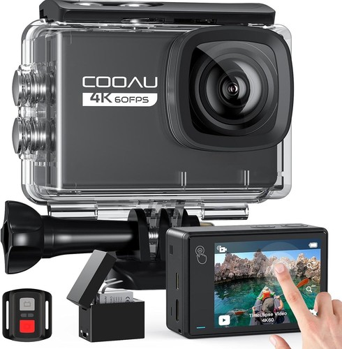 Cooau action cam 24mp - cam, touch