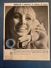 Rara Pubblicita’ Telefono GRILLO 1967