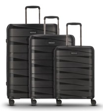 REDOLZ Essentials 10 Trolley Set 3 Pezzi Trolley Black Metallic 2 Nero Nuovo